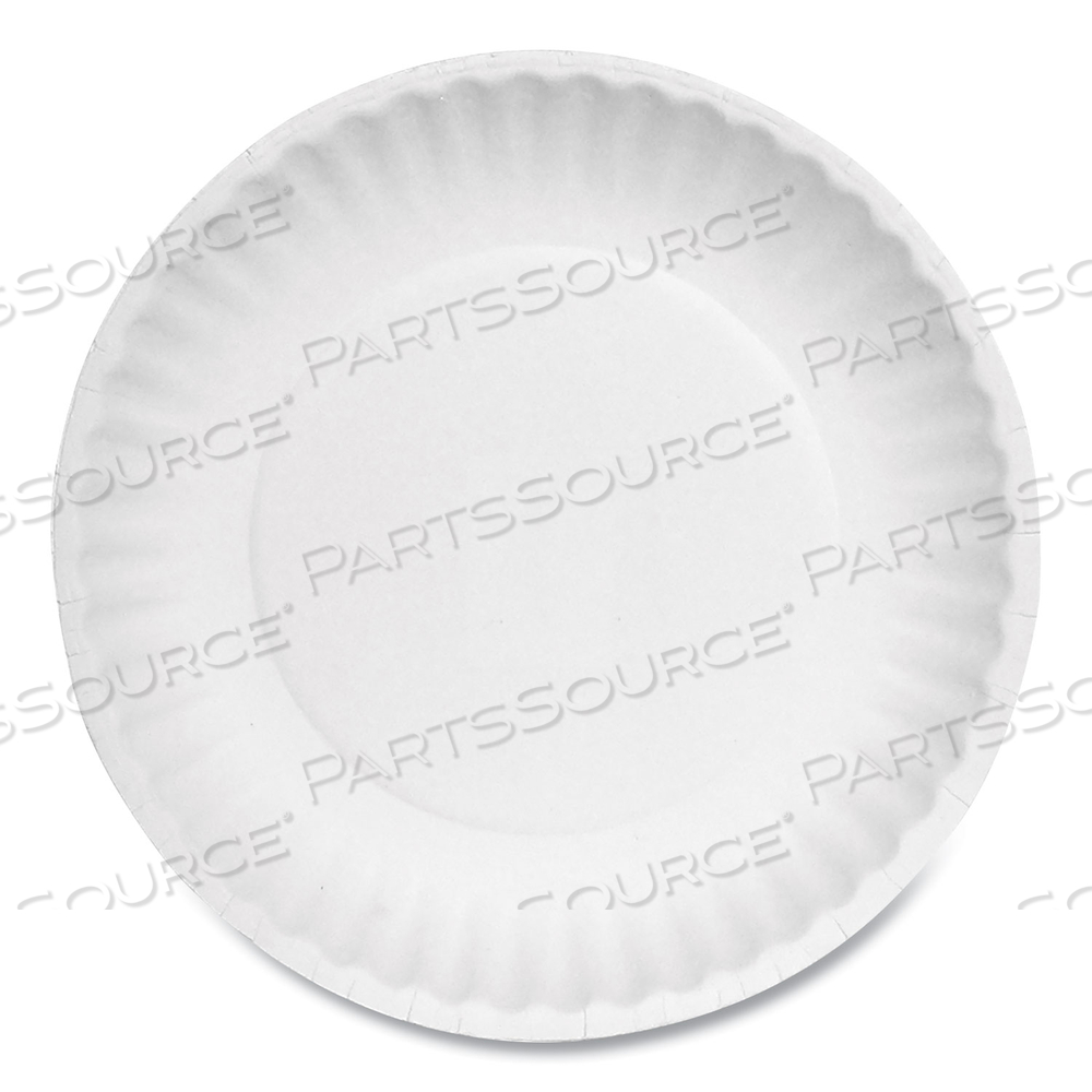 PAPER PLATES, 6" DIA, WHITE by AJM Packaging Corporation