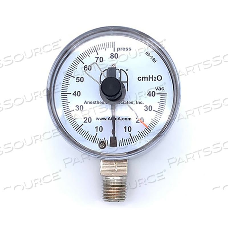 TOP MOUNT PRESSURE MANOMETER by Anesthesia Associates