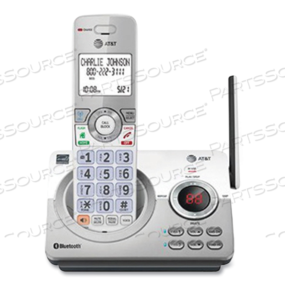 CONNECT TO CELL DL72310 CORDLESS TELEPHONE, BASE AND 2 ADDITIONAL HANDSETS, WHITE/SILVER by AT&T