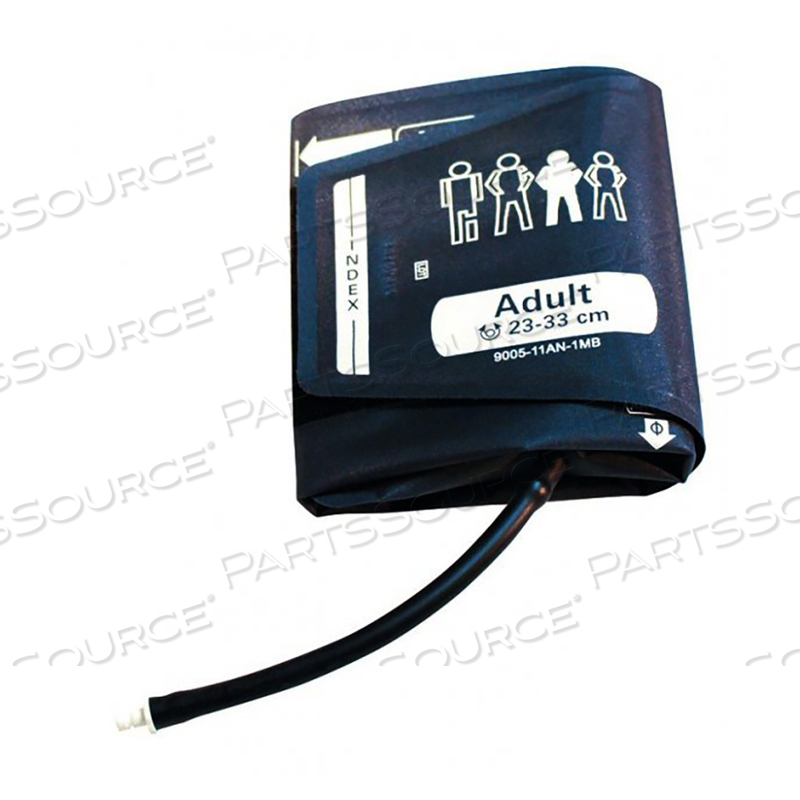 REUSABLE BLOOD PRESSURE CUFF, ADULT, 23-33 CM by American Diagnostic Corporation (ADC)