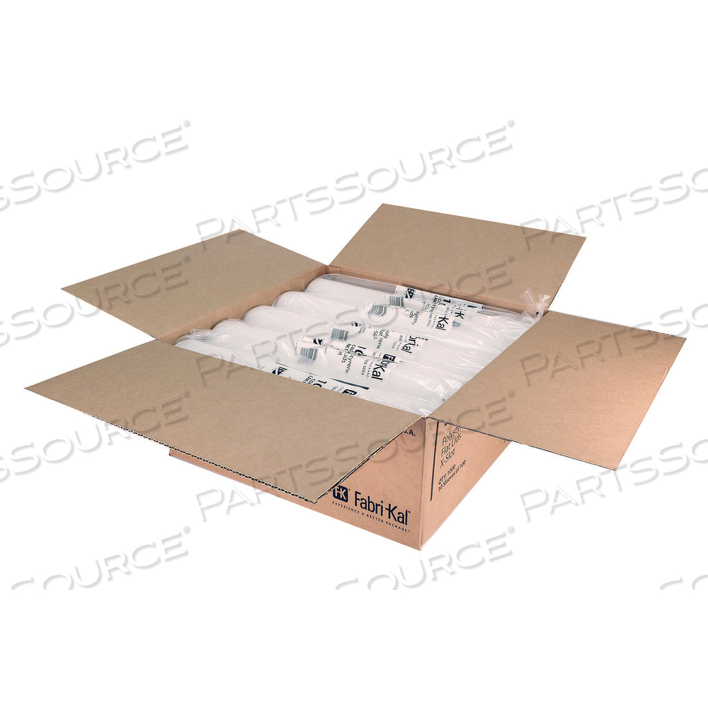 KAL-CLEAR/NEXCLEAR DRINK CUP LIDS, FLAT W/X-STYLE STRAW SLOT, FLAVOR BUTTONS, FITS 12-14 OZ COLD CUPS, TRANSLUCENT by Fabrikal