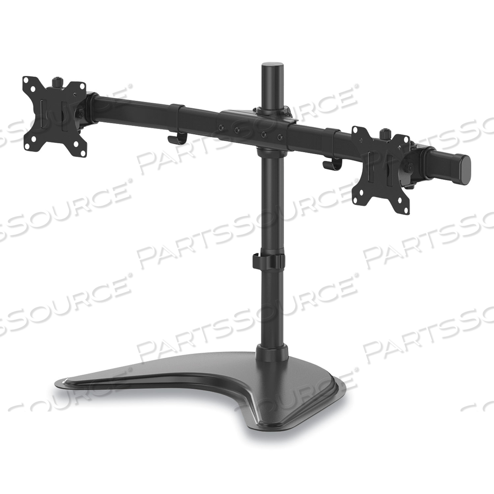 FELLOWES PROFESSIONAL SERIES FREE-STANDING DUAL HORIZONTAL MONITOR ARM STAND, FOR 2 MONITORS, BLACK by Fellowes FELLOWES PROFESSIONAL SERIES FREE-STANDING DUAL HORIZONTAL MONITOR ARM STAND, FOR 2 MONITORS, BLACK by Fellowes