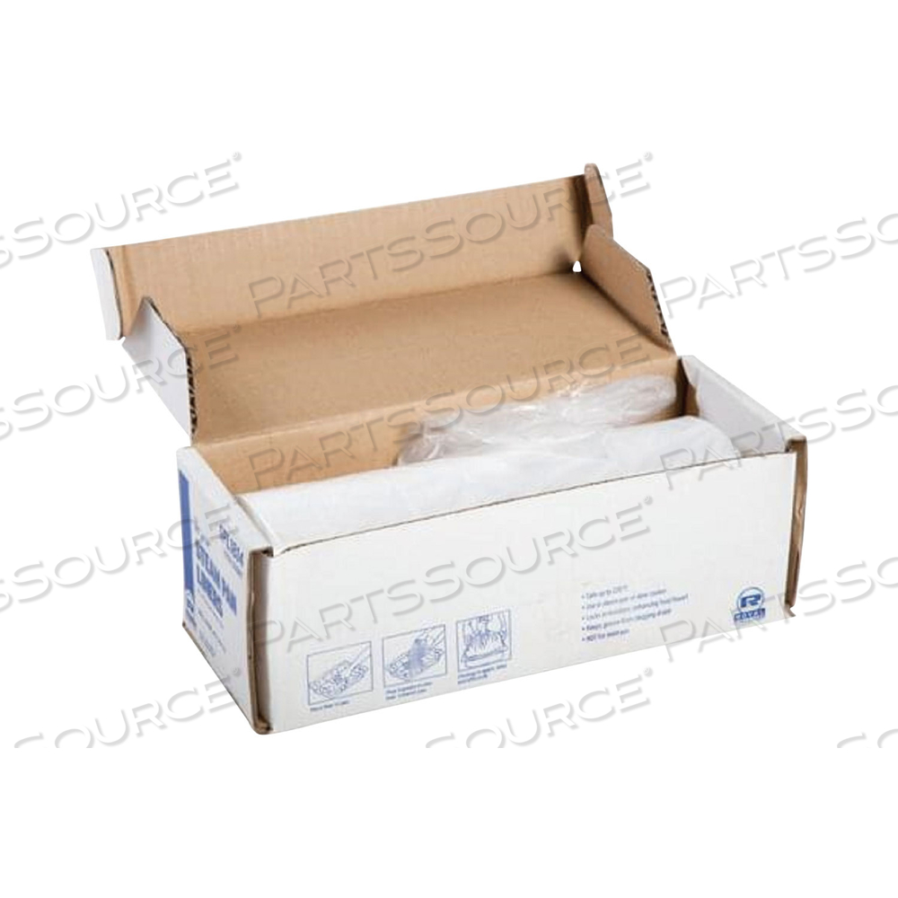 STEAM PAN LINERS, WITH TWIST TIES, 0.33, 0.25 PAN, 0.02 MIL, 18" X 14" by Royal Paper STEAM PAN LINERS, WITH TWIST TIES, 0.33, 0.25 PAN, 0.02 MIL, 18" X 14" by Royal Paper