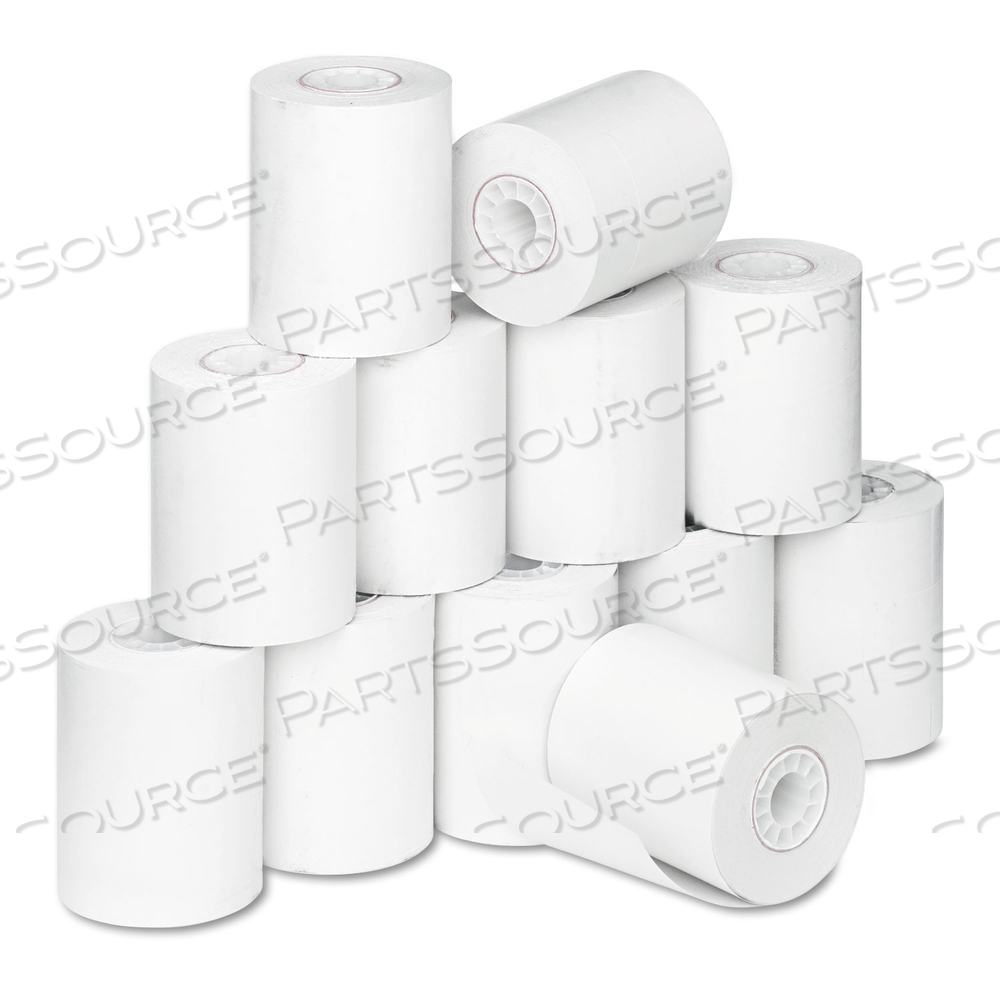 DIRECT THERMAL PRINTING THERMAL PAPER ROLLS, 2.25" X 80 FT, WHITE by Iconex