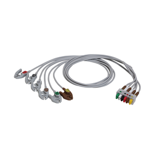 LEADWIRE SET, GROUPED, GRABBER, AHA, ECG, 24IN SIZE, 6 NUMBER OF LEADS by GE Medical Systems Information Technology (GEMSIT)