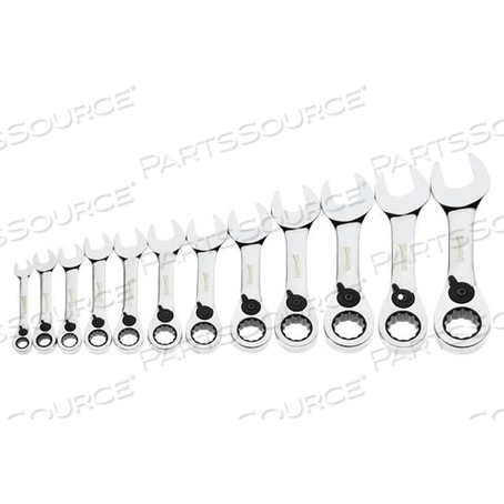 MWS-12RCS WILLIAMS STUBBY RATCHETING COMBO WRENCH SET 12-PCS by Snap-on Incorporated