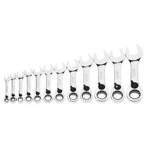 MWS-12RCS WILLIAMS STUBBY RATCHETING COMBO WRENCH SET 12-PCS by Snap-on Incorporated
