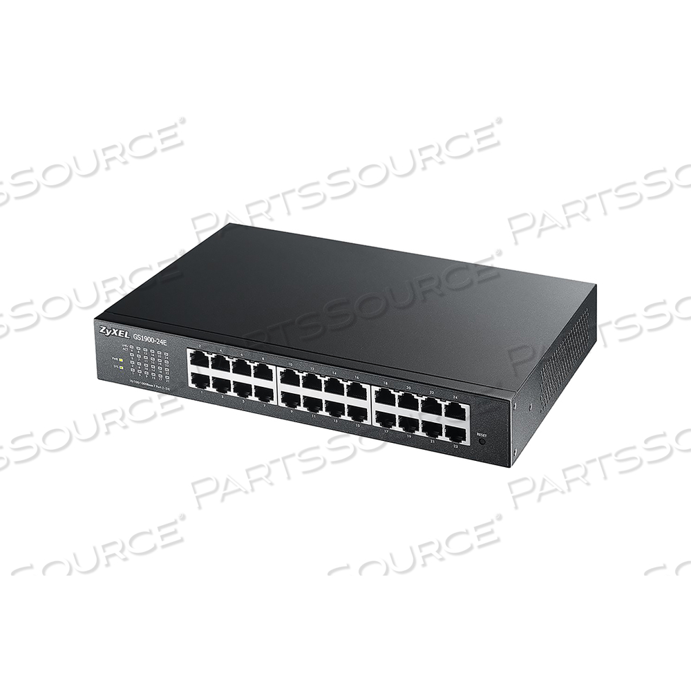 ZYXEL GS1900-24E, SWITCH, 24 PORTS, SMART, RACK-MOUNTABLE by Zyxel Communications ZYXEL GS1900-24E, SWITCH, 24 PORTS, SMART, RACK-MOUNTABLE by Zyxel Communications