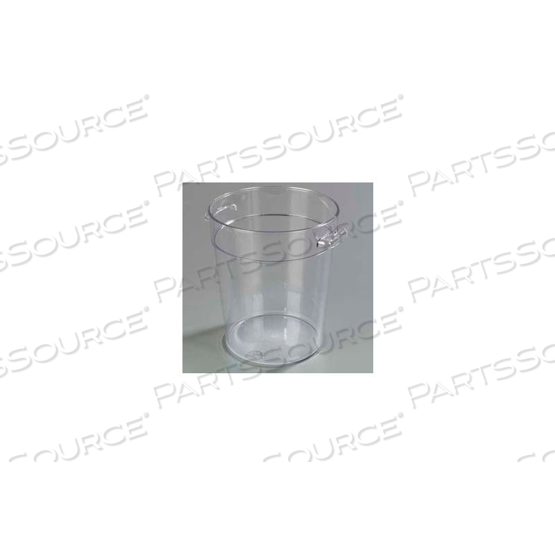 STORPLUS ROUND CONTAINER 4 QT., CLEAR by Carlisle STORPLUS ROUND CONTAINER 4 QT., CLEAR by Carlisle