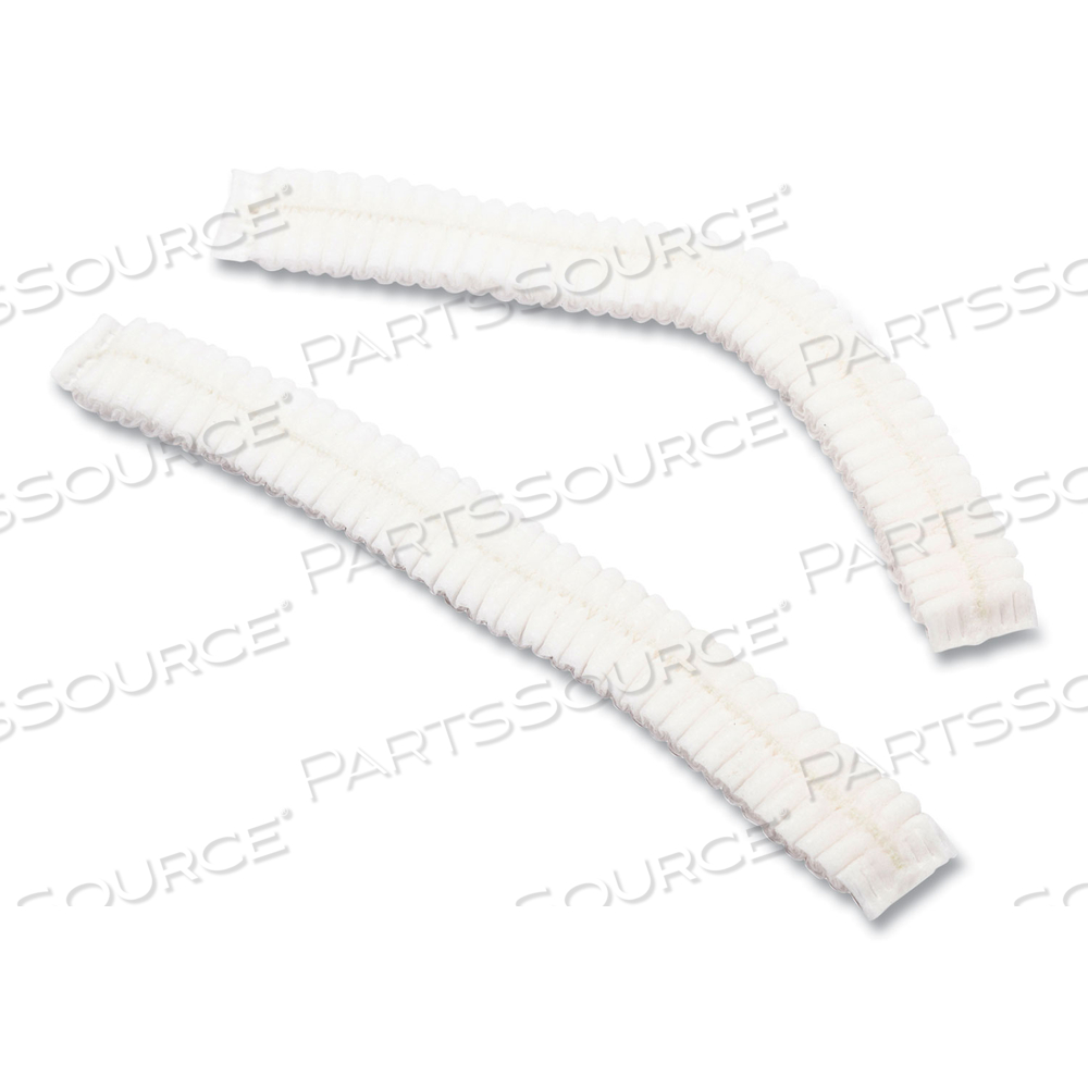 LATEX-FREE OPERATING ROOM CAP, PLEATED, POLYPROPYLENE, 21", WHITE, 100 CAPS/PACK by Royal Paper