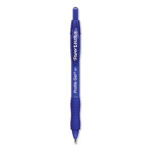 PROFILE GEL PEN, RETRACTABLE, MEDIUM 0.7 MM, BLUE INK, TRANSLUCENT BLUE BARREL by Paper Mate
