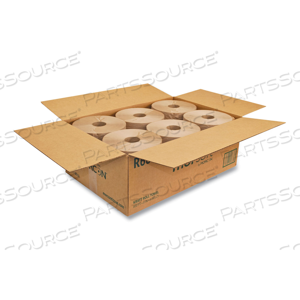 MORSOFT UNIVERSAL ROLL TOWELS, 8" X 800 FT, BROWN/CARTON MORSOFT UNIVERSAL ROLL TOWELS, 8" X 800 FT, BROWN/CARTON