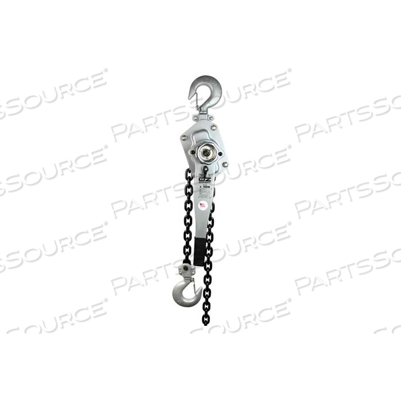 INDUSTRIAL LEVER HOIST 3 TON CAPACITY 5' LIFT by Oz Lifting Products