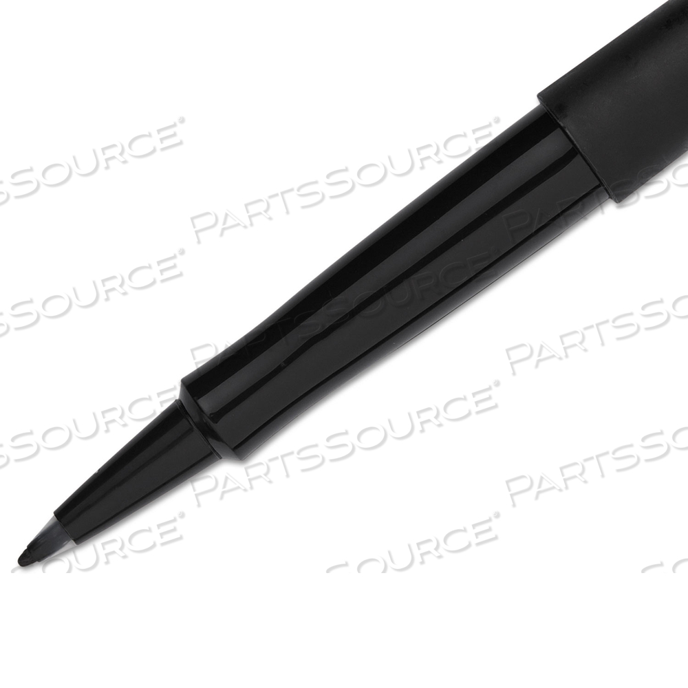 POINT GUARD FLAIR FELT TIP POROUS POINT PEN, STICK, MEDIUM 0.7 MM, BLACK INK, BLACK BARREL by Paper Mate POINT GUARD FLAIR FELT TIP POROUS POINT PEN, STICK, MEDIUM 0.7 MM, BLACK INK, BLACK BARREL by Paper Mate