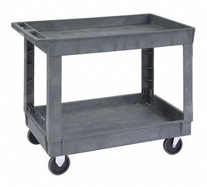 DEEP WELL PLASTIC CART 500 LB. 2 SHELVES by Lakeside Manufacturing, Inc. DEEP WELL PLASTIC CART 500 LB. 2 SHELVES by Lakeside Manufacturing, Inc.