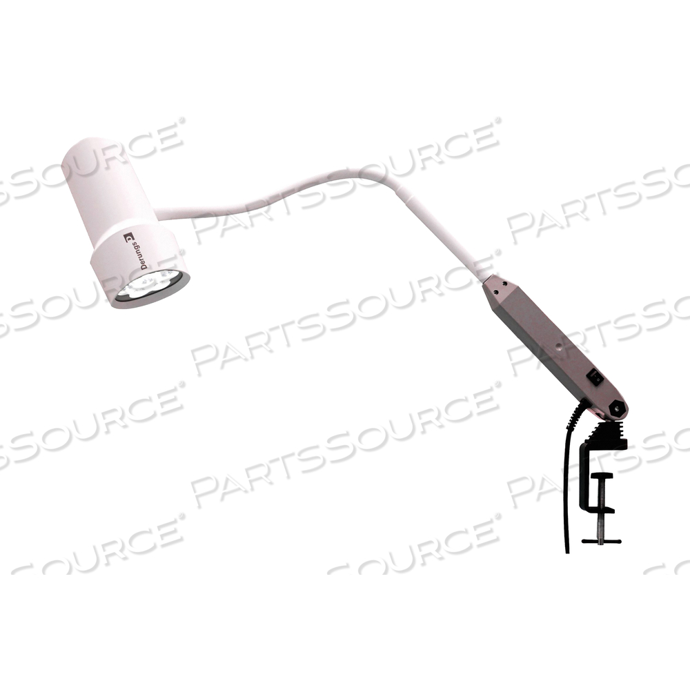 HALUX LED N50-1 P SX, GOOSENECK - CLAMP by Waldmann USA