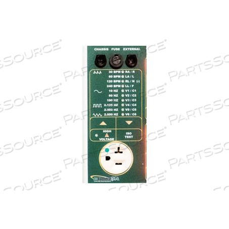 10 PT. LEADS SAFETY ANALYZER WITH ECG SIMULATOR by BC Group International, Inc. (BC Biomedical)