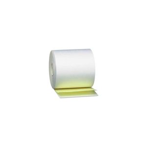 SECURIT TELLER PAPER ROLLS, 3-1/4" X 80', WHITE/CANARY, 60 ROLLS/CARTON by PM Company SECURIT TELLER PAPER ROLLS, 3-1/4" X 80', WHITE/CANARY, 60 ROLLS/CARTON by PM Company