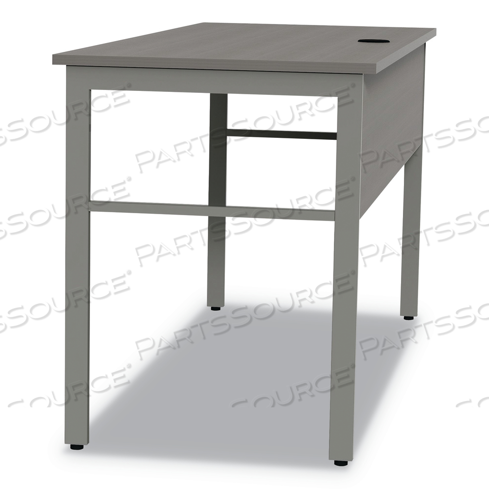 URBAN SERIES DESK WORKSTATION, 59" X 23.75" X 29.5", ASH by Linea Italia Inc