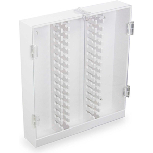 WHITE PVC HPLC COLUMN STORAGE CABINET WITH CLEAR ACRYLIC DOORS by TrippNT, Inc