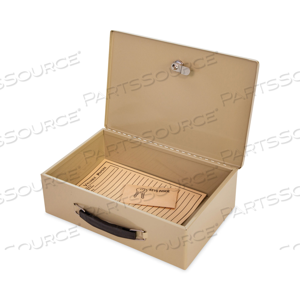 HEAVY DUTY FIRE RETARDANT BOX, 1 COMPARTMENT, 12.75 X 8.25 X 4, SAND by CONTROLTEK HEAVY DUTY FIRE RETARDANT BOX, 1 COMPARTMENT, 12.75 X 8.25 X 4, SAND by CONTROLTEK