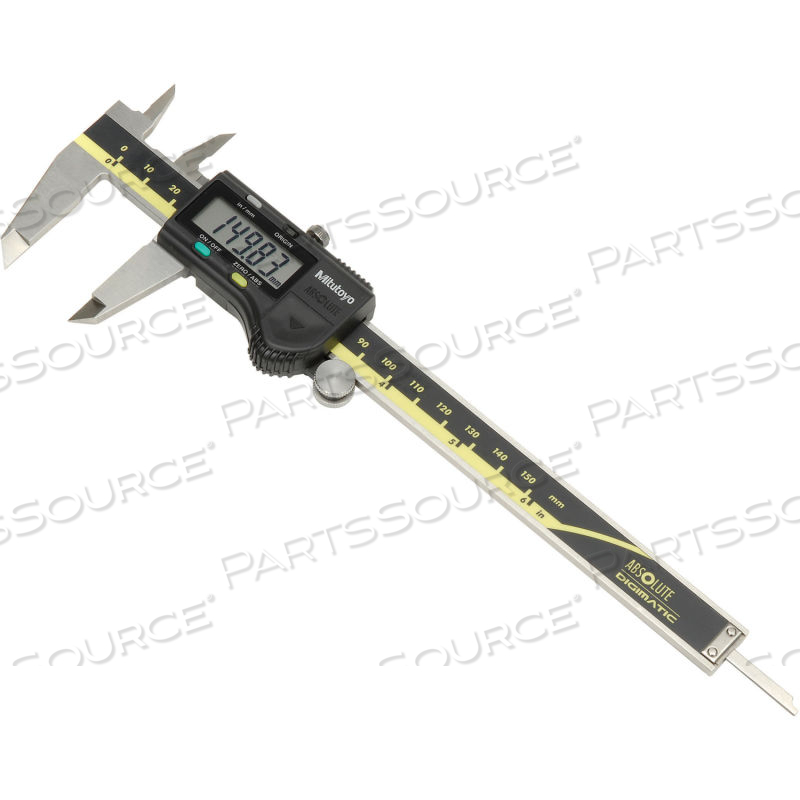 DIGIMATIC 0-6''/150MM STAINLESS STEEL DIGITAL CALIPER W/ LONG FORM CALIBRATION by Mitutoyo DIGIMATIC 0-6''/150MM STAINLESS STEEL DIGITAL CALIPER W/ LONG FORM CALIBRATION by Mitutoyo