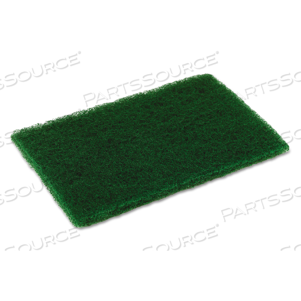 MEDIUM DUTY SCOURING PAD, 6 X 9, GREEN/CARTON by Disco