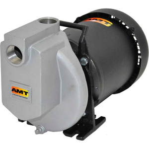 AMT 1" SELF-PRIMING CENTRIFUGAL PUMP, STAINLESS STEEL, VITON SEAL, 1HP ODP, 1 PHASE MOTOR by Springer Pumps LLC AMT 1" SELF-PRIMING CENTRIFUGAL PUMP, STAINLESS STEEL, VITON SEAL, 1HP ODP, 1 PHASE MOTOR by Springer Pumps LLC