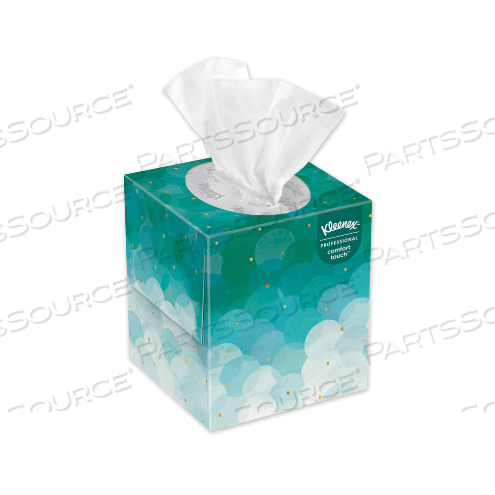 BOUTIQUE WHITE FACIAL TISSUE FOR BUSINESS, POP-UP BOX, 2-PLY, 95 SHEETS/BOX/CARTON 