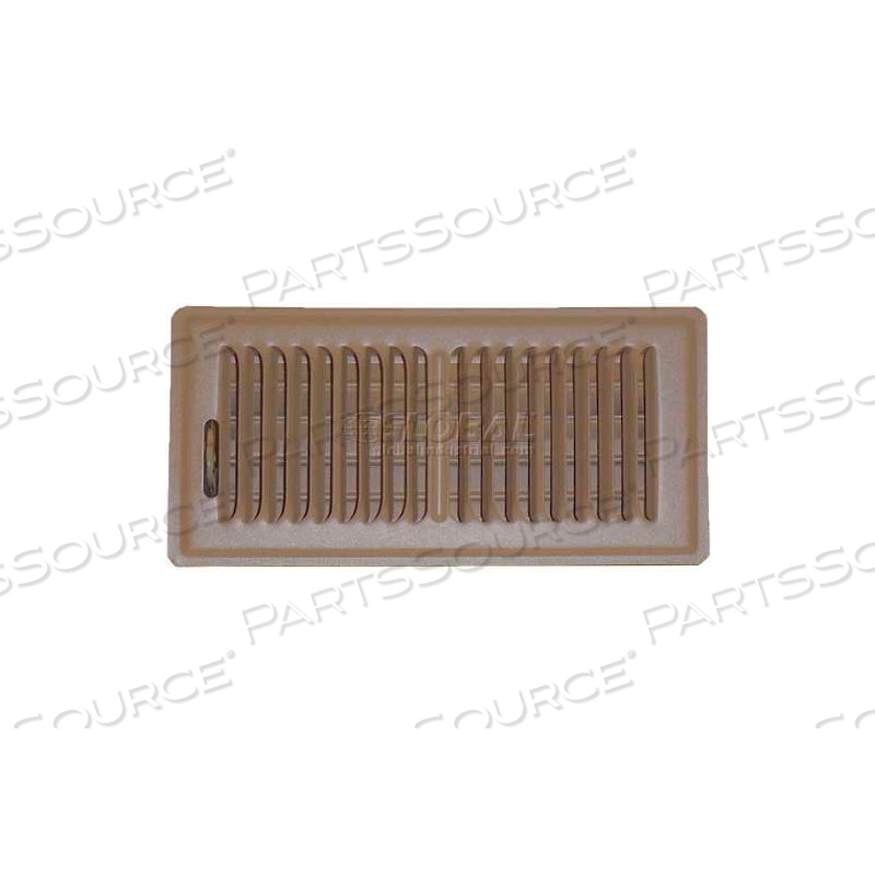 SPEEDI-GRILLE BROWN FLOOR VENT REGISTER WITH 2 WAY DEFLECTION 4" X 8" by Applied Applications Int'l, LLC SPEEDI-GRILLE BROWN FLOOR VENT REGISTER WITH 2 WAY DEFLECTION 4" X 8" by Applied Applications Int'l, LLC