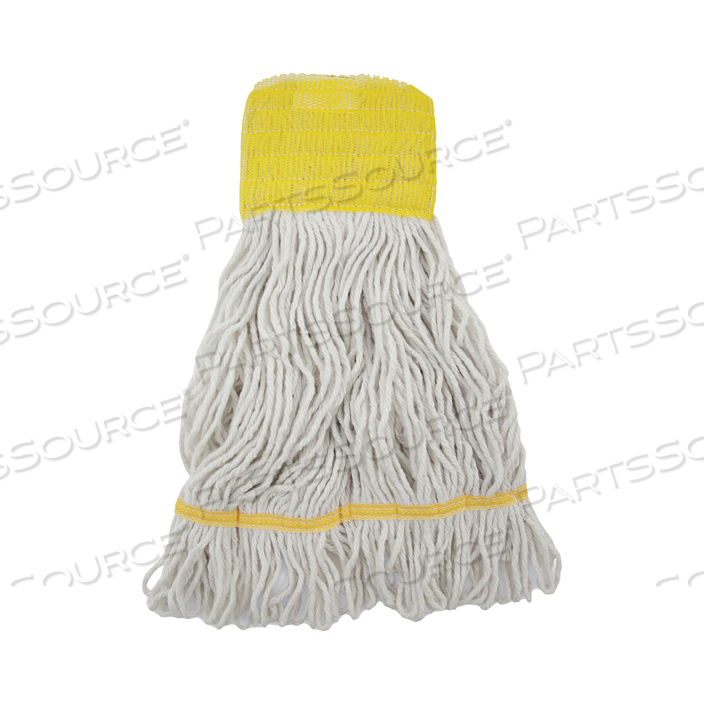 MOP HEAD WHITE COTTON/SYNTHETIC PK12 by Unisan