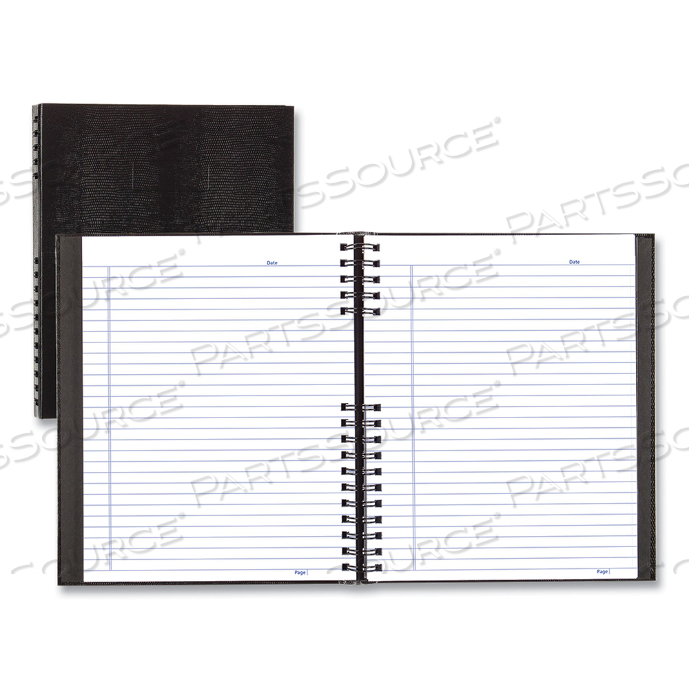 NOTEPRO NOTEBOOK, 1 SUBJECT, MEDIUM/COLLEGE RULE, BLACK COVER, 11 X 8.5, 150 SHEETS by Blueline