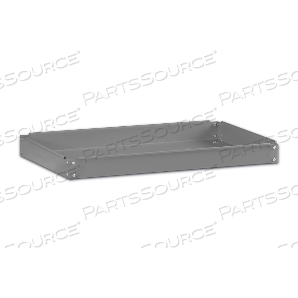 TWO-SHELF METAL CART, METAL, 2 SHELVES, 500 LB CAPACITY, 24" X 36" X 32", GRAY by Tennsco Corp. TWO-SHELF METAL CART, METAL, 2 SHELVES, 500 LB CAPACITY, 24" X 36" X 32", GRAY by Tennsco Corp.