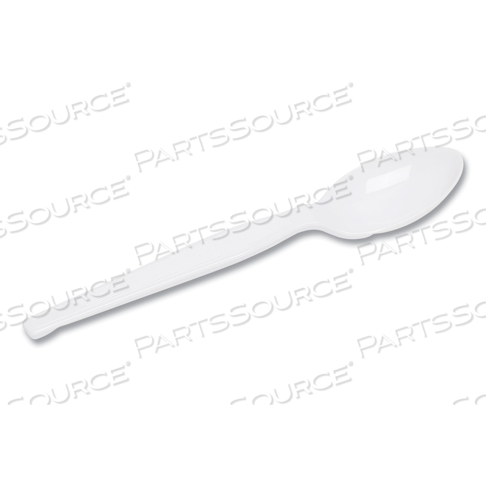 PLASTIC CUTLERY, HEAVYWEIGHT TEASPOONS, WHITE by Dixie