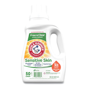 HE COMPATIBLE LIQUID DETERGENT, UNSCENTED, 50 LOADS, 50 OZ BOTTLE, 8/CARTON by Arm And Hammer HE COMPATIBLE LIQUID DETERGENT, UNSCENTED, 50 LOADS, 50 OZ BOTTLE, 8/CARTON by Arm And Hammer