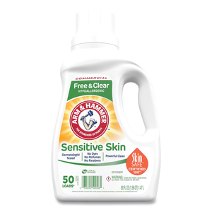 HE COMPATIBLE LIQUID DETERGENT, UNSCENTED, 50 LOADS, 50 OZ BOTTLE, 8/CARTON by Arm And Hammer HE COMPATIBLE LIQUID DETERGENT, UNSCENTED, 50 LOADS, 50 OZ BOTTLE, 8/CARTON by Arm And Hammer
