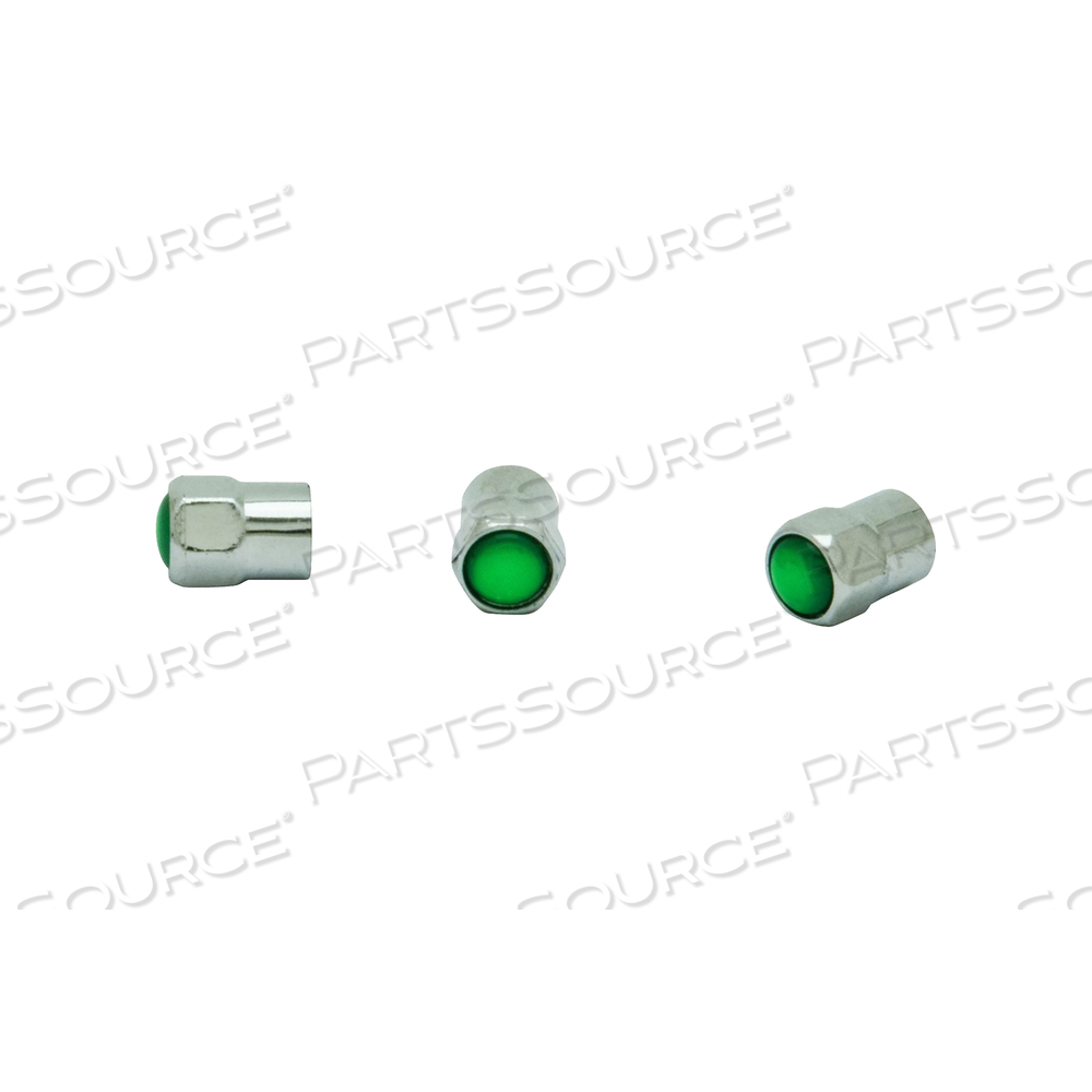 TPMS CHROME TIRE VALVE CAP PK100 by Haltec