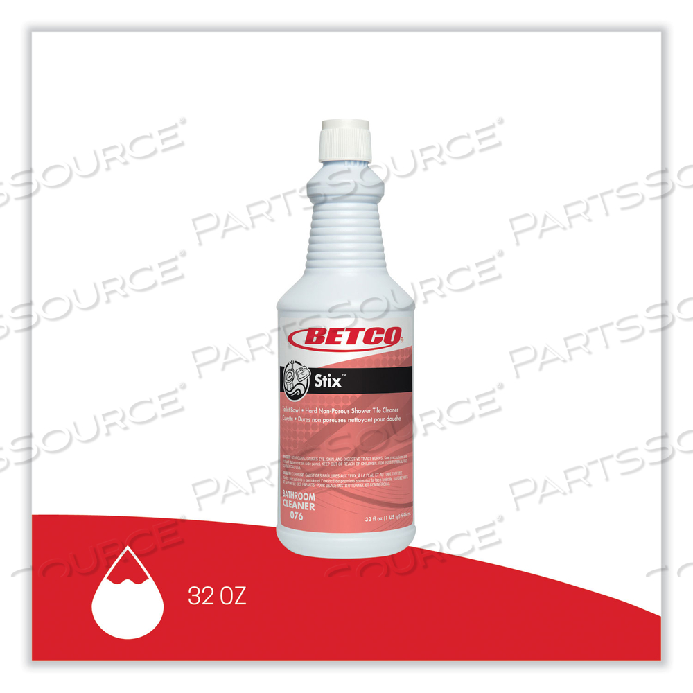 STIX TOILET BOWL CLEANER, CHERRY ALMOND SCENT, 32 OZ BOTTLE by Betco Corporation