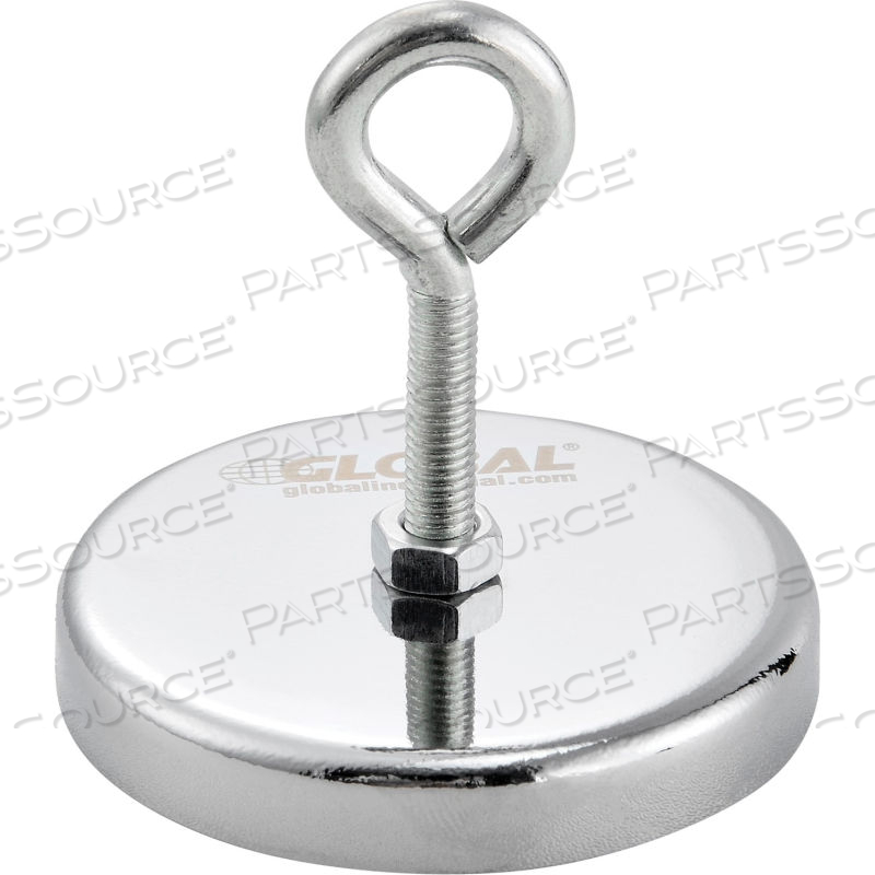HANG-IT CERAMIC MAGNET WITH ATTACHED EYEBOLT, 35 LBS. PULL, 6/PACK by Global Industrial Equipment HANG-IT CERAMIC MAGNET WITH ATTACHED EYEBOLT, 35 LBS. PULL, 6/PACK by Global Industrial Equipment