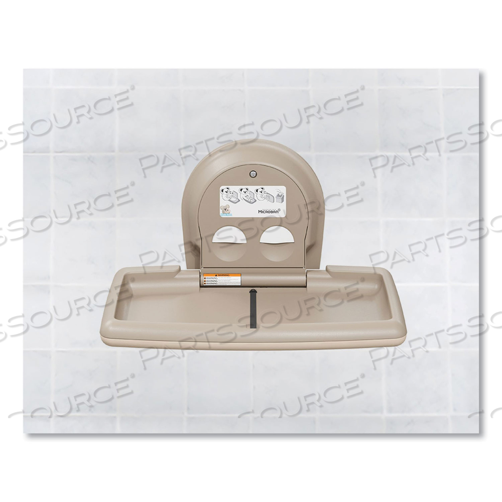 BABY CHANGING STATION, 36.5 X 54.25, BEIGE by Koala Kare Products