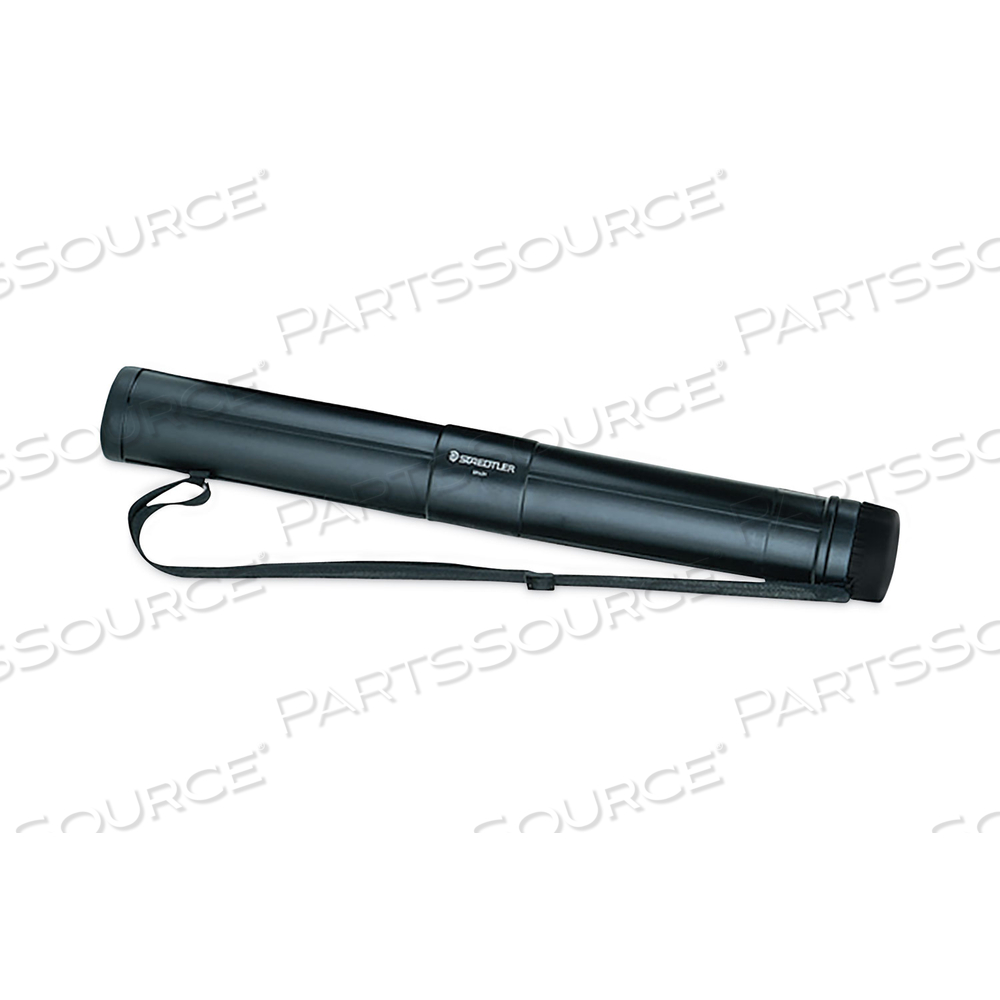 TELESCOPIC ART TUBE, 28" TO 49" LONG, 3" DIAMETER, BLACK by Staedtler