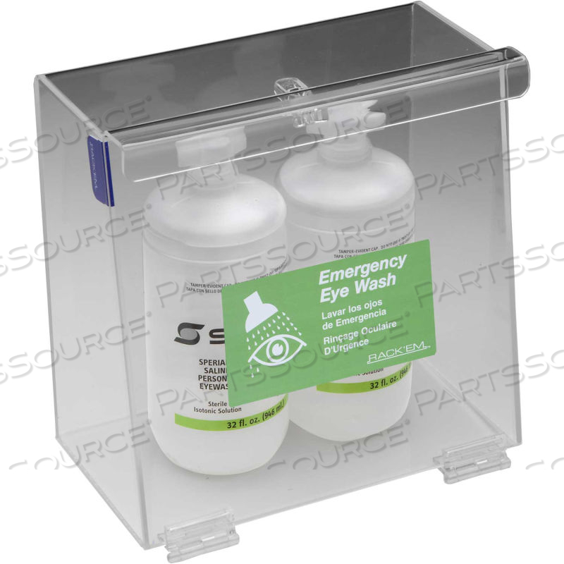 DOUBLE BOTTLE EYEWASH STATION, 5-1/2"L X 10"W X 10"H by Horizon Mfg Enterprises, Inc