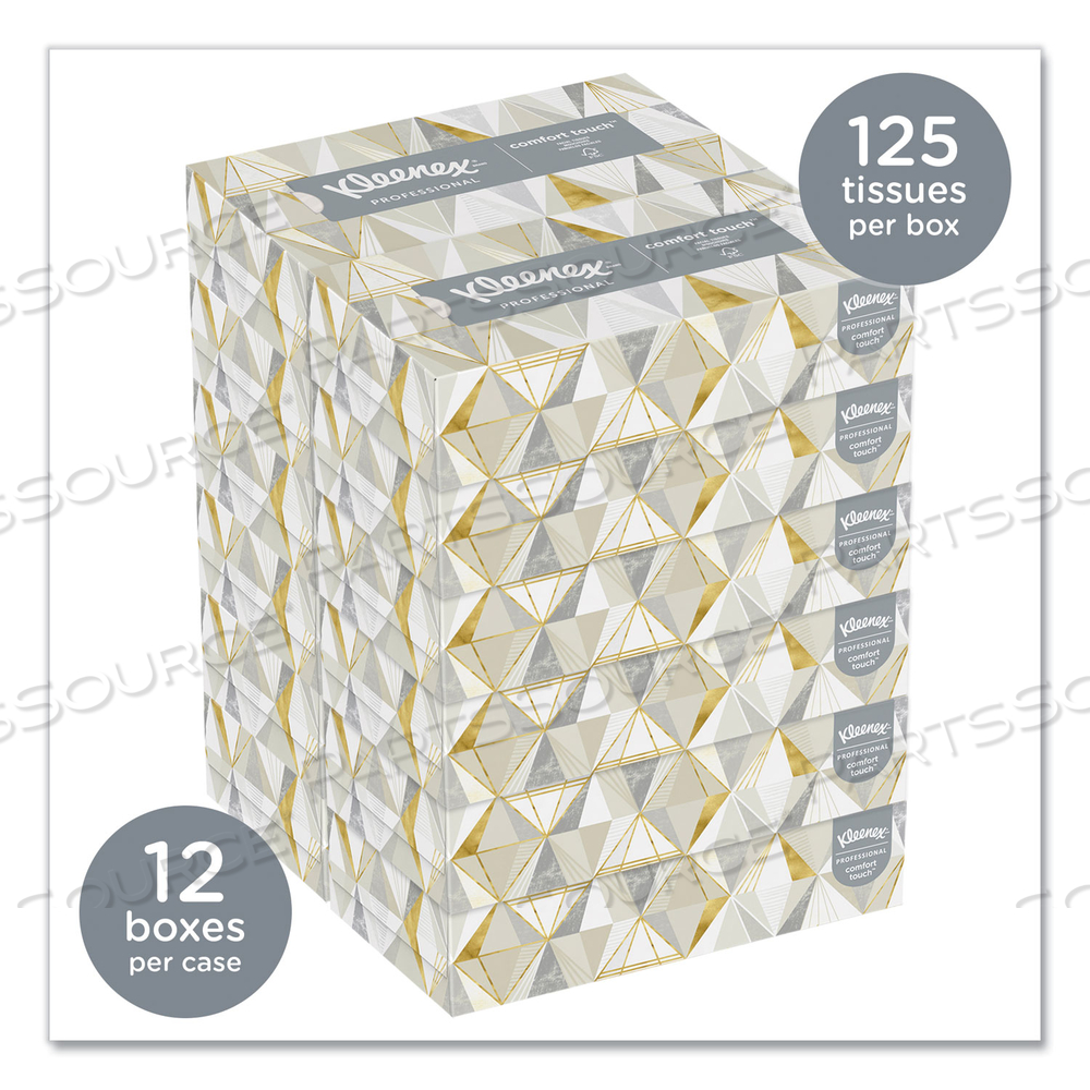 WHITE FACIAL TISSUE FOR BUSINESS, 2-PLY 