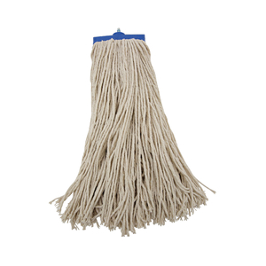 FLAT MOP HEAD WHITE COTTON PK12 by Unisan FLAT MOP HEAD WHITE COTTON PK12 by Unisan