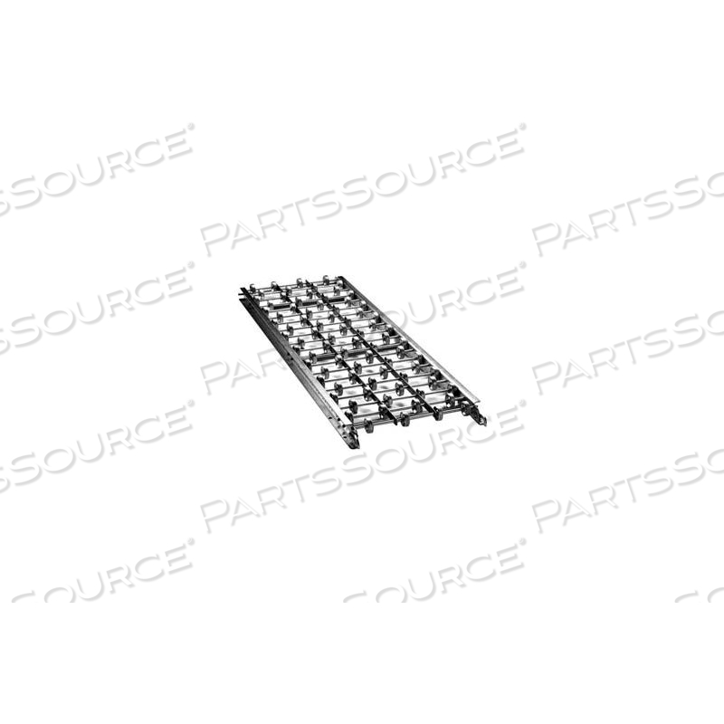 5' STRAIGHT ALUMINUM SKATEWHEEL CONVEYOR - 12" OAW - 10 WPF by Ashland Conveyor