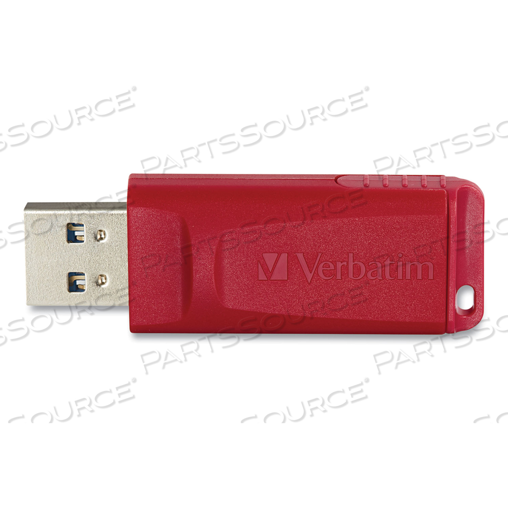 STORE 'N' GO USB FLASH DRIVE, 8 GB, RED by Verbatim
