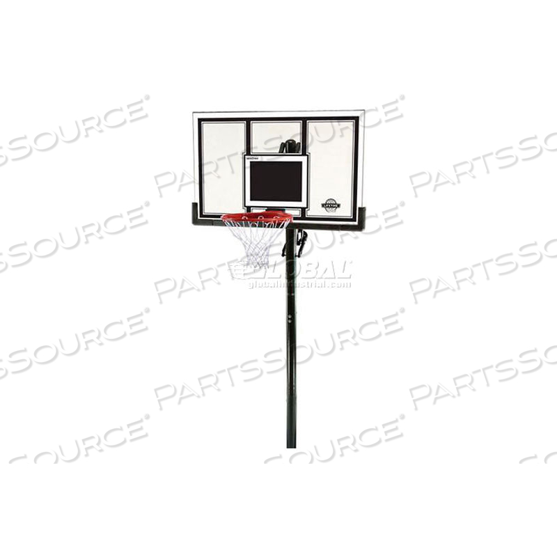 IN-GROUND BASKETBALL SYSTEM WITH 54" STEEL-FRAMED BACKBOARD 
