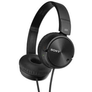 NOISE CANCELING HEADPHONES, 4 FT CORD, BLACK by Sony Electronics