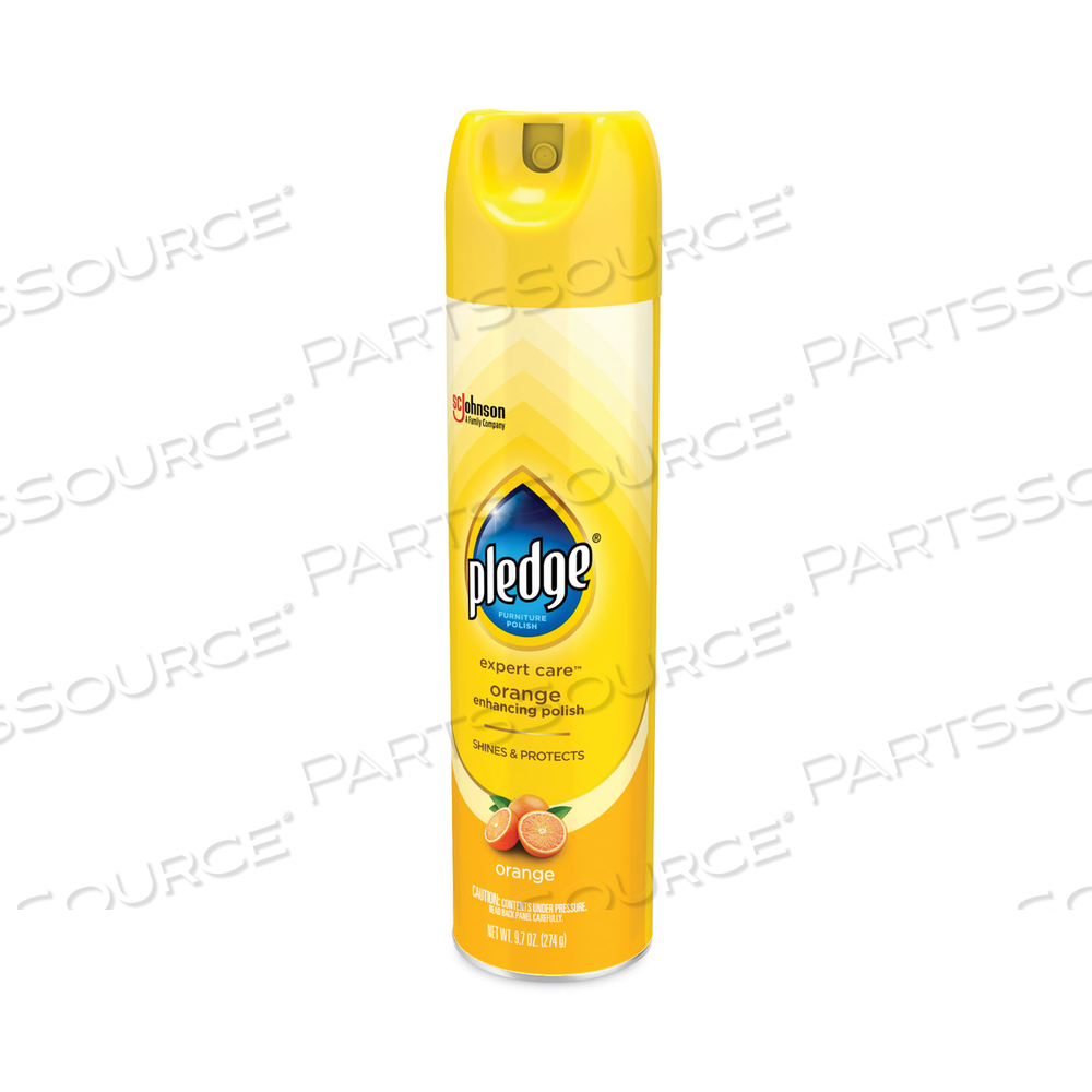 FURNITURE POLISH, ORANGE CLEAN SCENT, 9.7 OZ AEROSOL SPRAY by Pledge