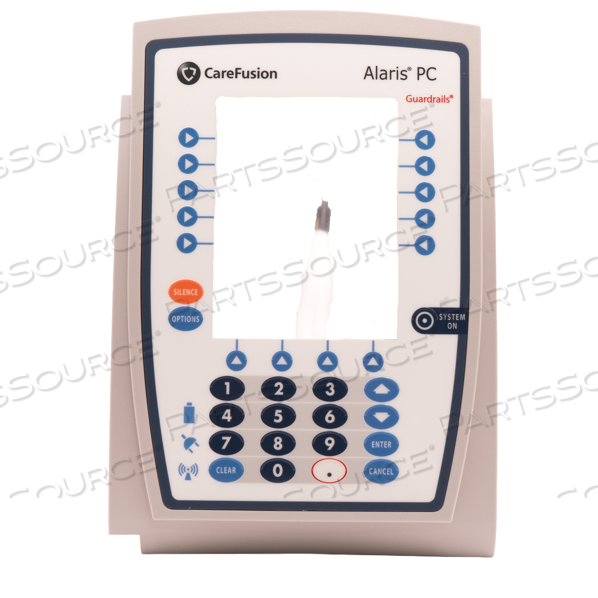 TC10008580 CareFusion Alaris / 303 FRONT BEZEL CASE WITH KEYPAD